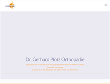 Tablet Screenshot of orthomedic.de